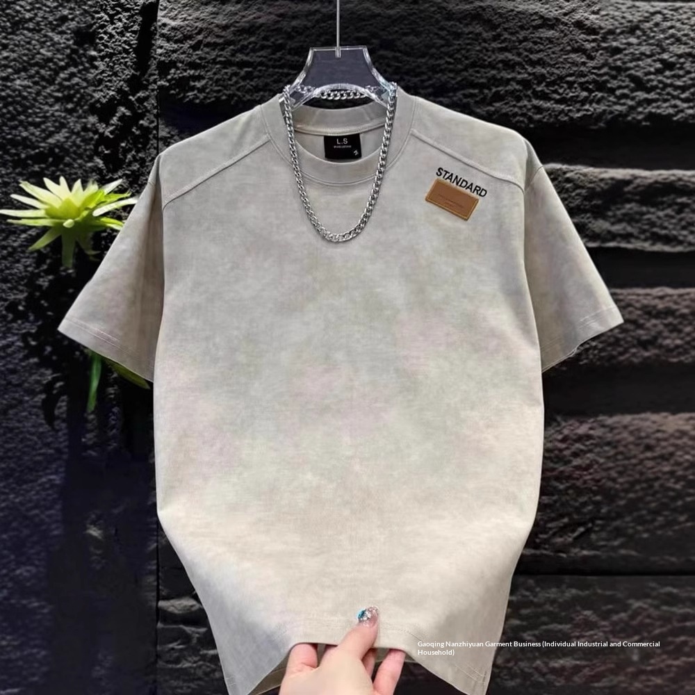 Simp Men's New Summer Short-seve T-shirt, Trendy Brand 2025, Loose Fit, Versati And Stylish T-shirt For Young_voghion.com