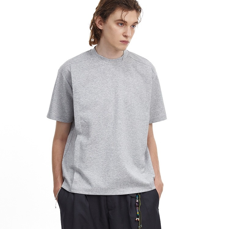 Herr t-shirt retro dekonstruerad ledig passform sommar casual_voghion.com