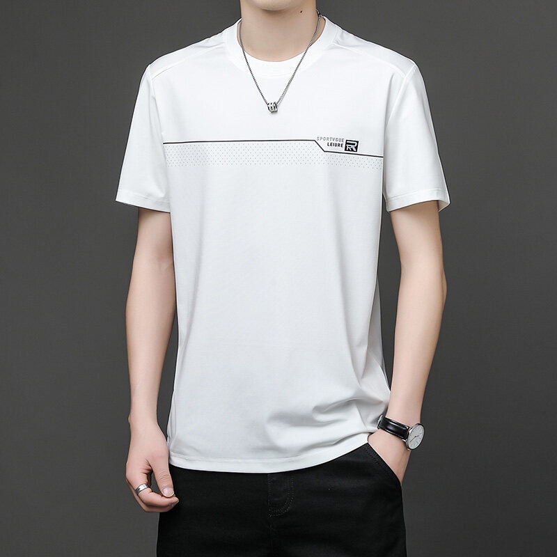 T-shirt Homme Manches Courtes Style Décontracté Pour Été_voghion.com