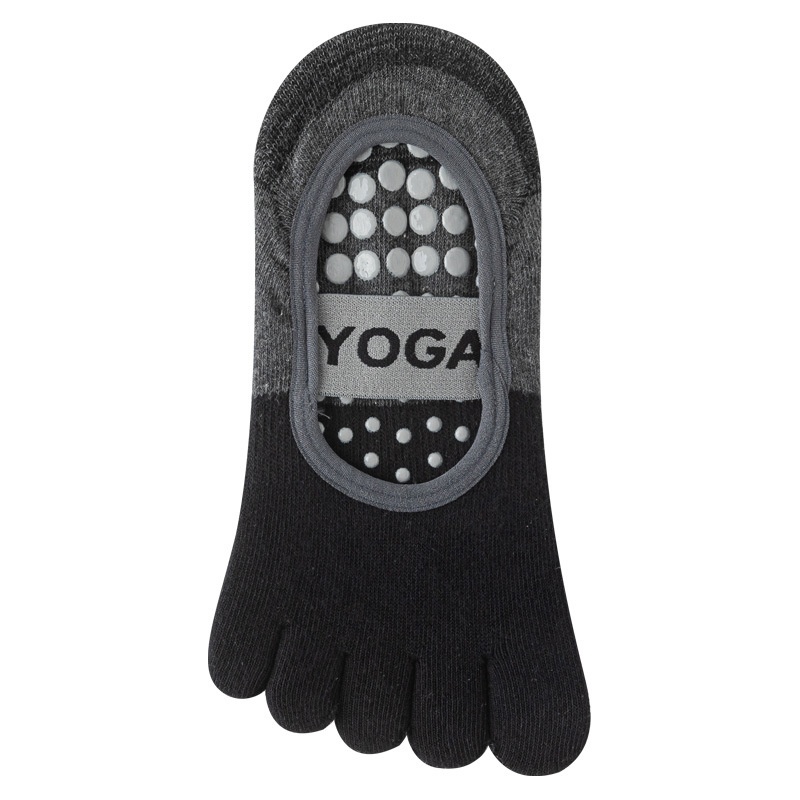 Non-slip Five-toe Yoga Socks With Lace-up Design For Pilates_voghion.com
