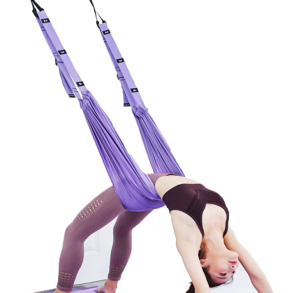 Cinghia per yoga aereo per stretching e inversione a casa_voghion.com