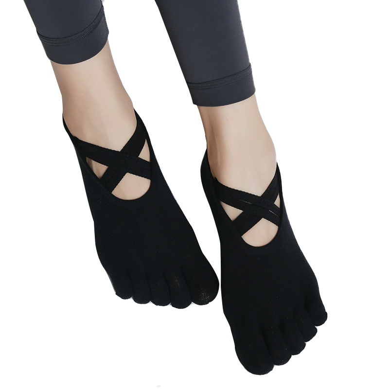Chaussettes de yoga professionnelles avec grip antidérapant_voghion.com