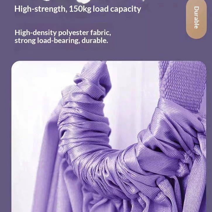 Cinghia per yoga aereo per stretching e inversione a casa_voghion.com
