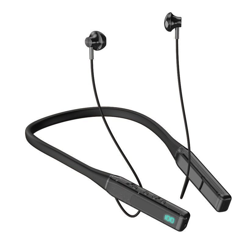 Auricolari Bluetooth a lunga durata e grande capacità, senza fili, con fascia da collo, impermeabili, nuovi, dedicati alla corsa_voghion.com