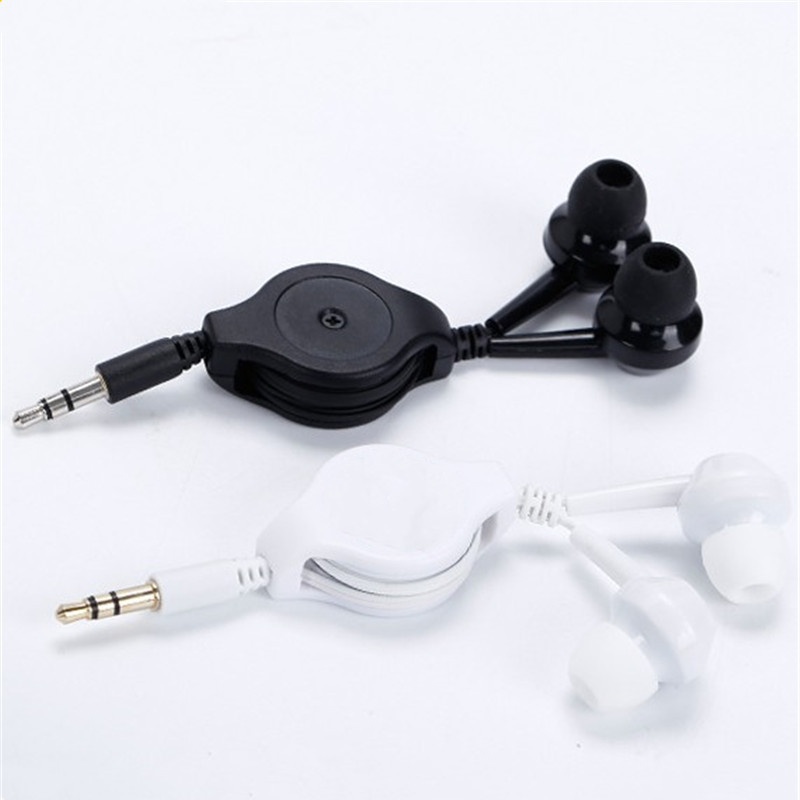 Câble rétractable pour écouteurs MP3, compatible avec les téléphones Android, avec prise jack 3,5 mm et longueur 0,8 m._voghion.com