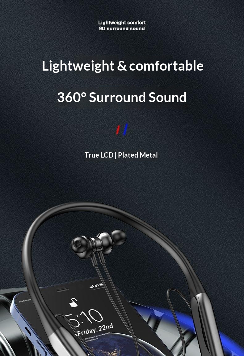 Auricolari wireless a archetto bluetooth cuffie gaming sport_voghion.com