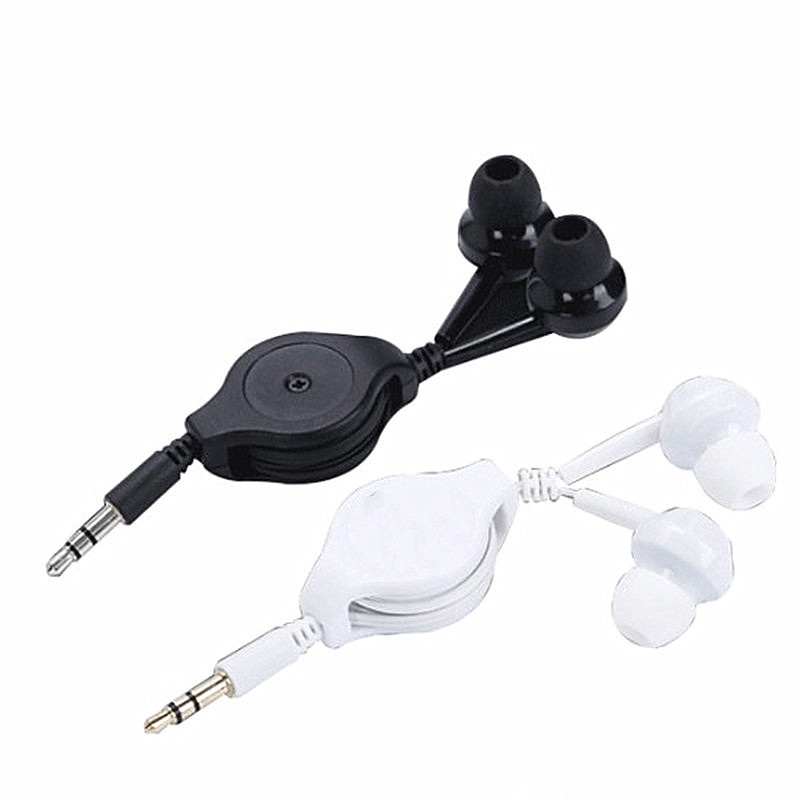Câble rétractable pour écouteurs MP3, compatible avec les téléphones Android, avec prise jack 3,5 mm et longueur 0,8 m._voghion.com