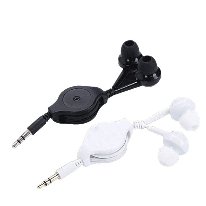 Câble rétractable pour écouteurs MP3, compatible avec les téléphones Android, avec prise jack 3,5 mm et longueur 0,8 m._voghion.com