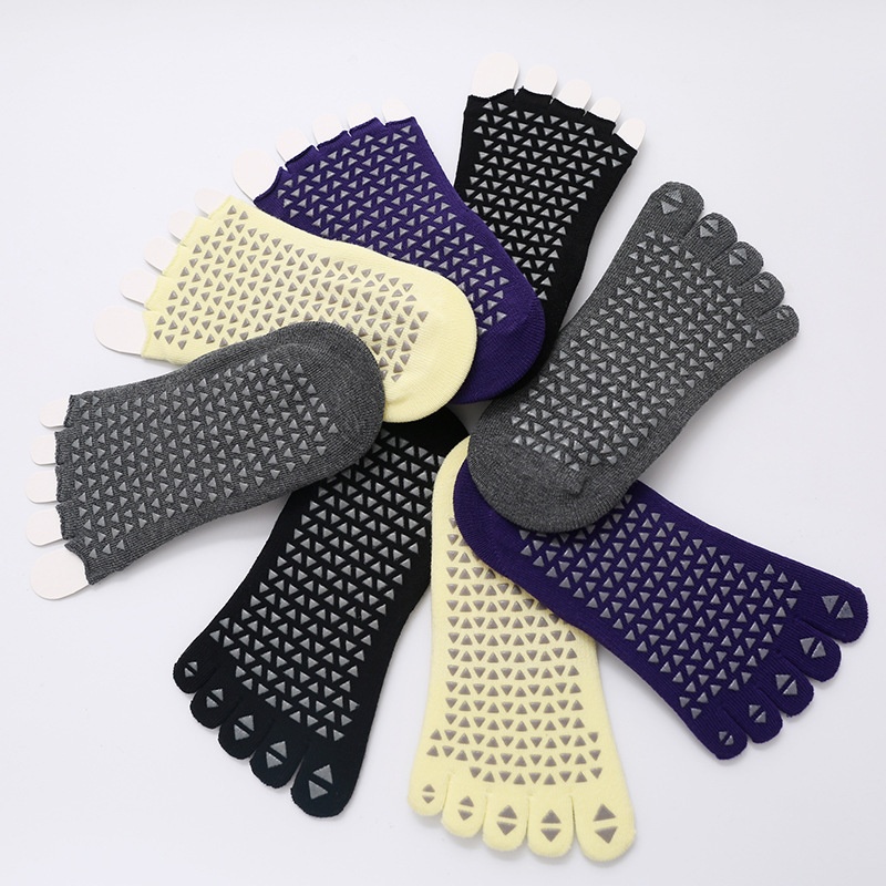 Chaussettes de yoga professionnelles avec grip antidérapant_voghion.com