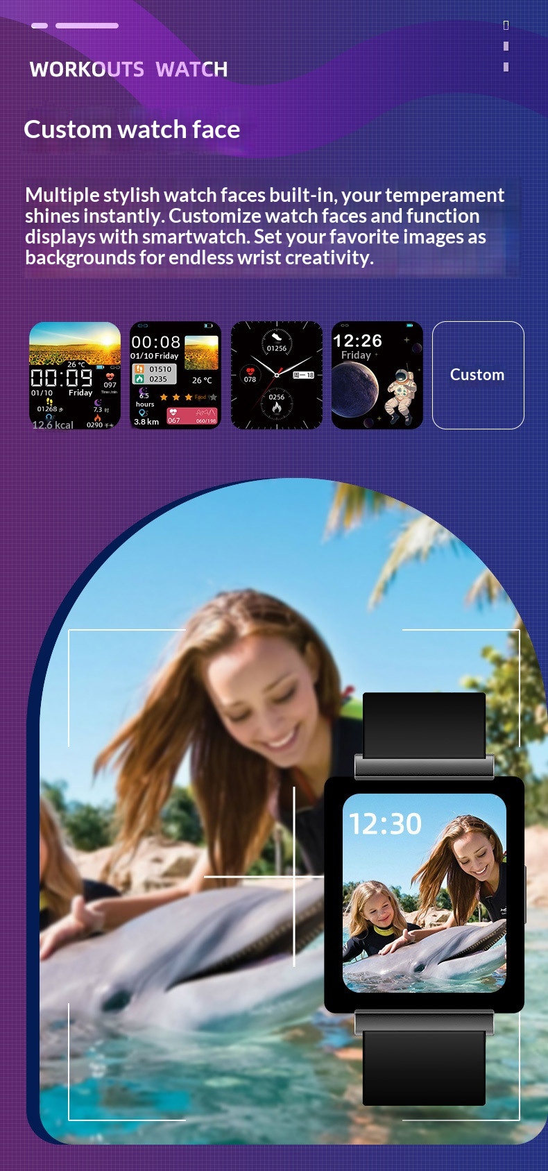 Smartwatch z funkcją pomiaru tętna ciśnienia i monitorowania snu_voghion.com