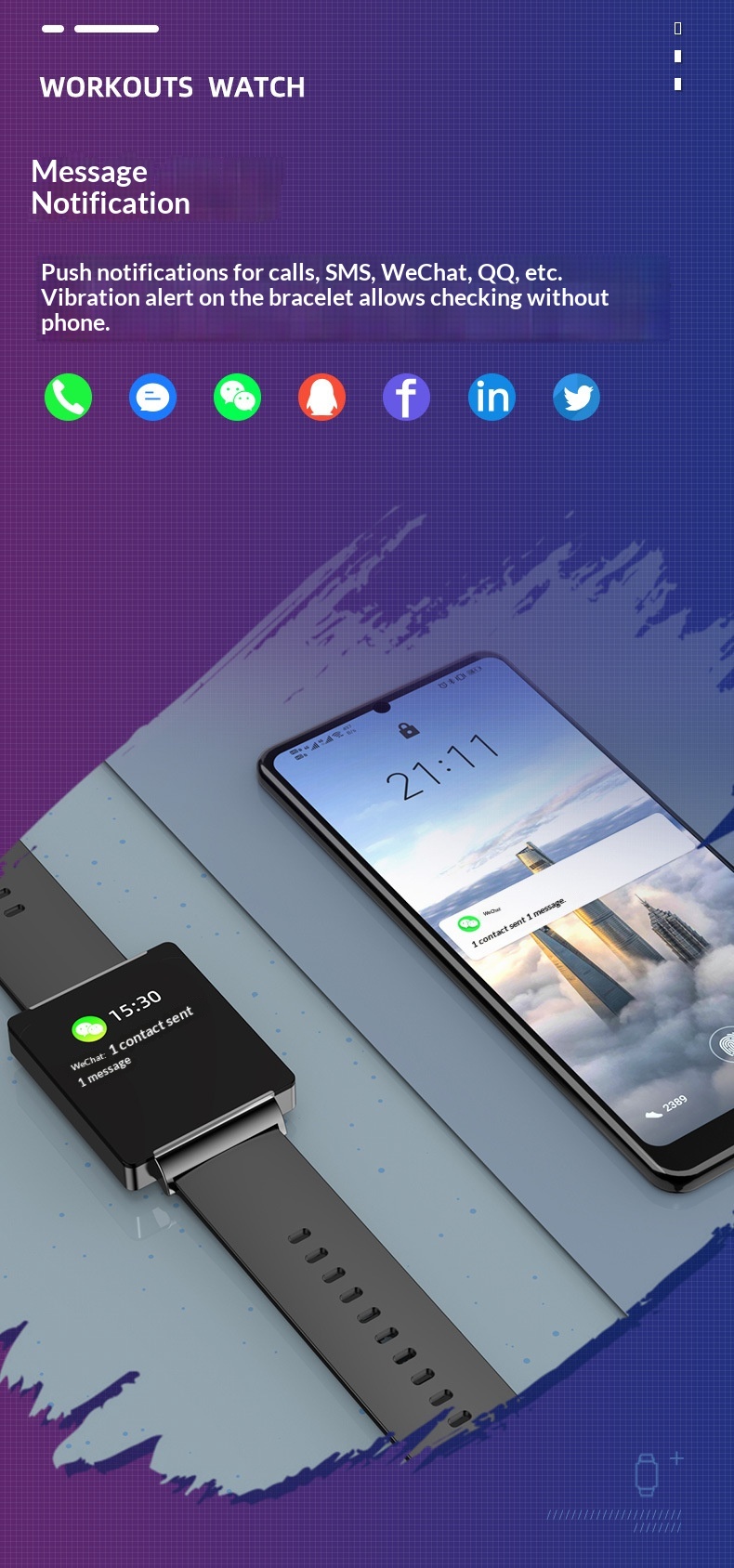 Smartwatch z funkcją pomiaru tętna ciśnienia i monitorowania snu_voghion.com