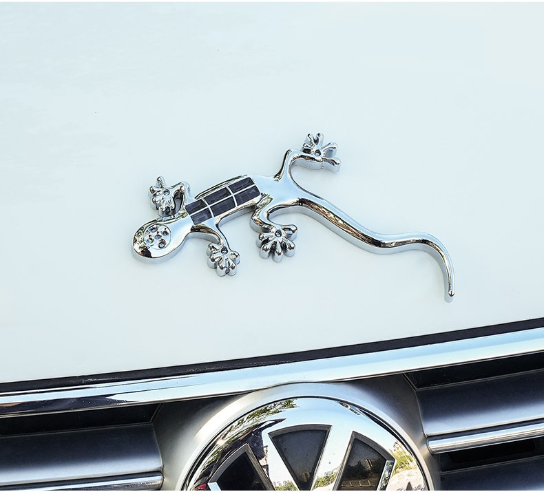 Motorcycle Solar Led Warning Light Anti-collision Gecko Decor_voghion.com