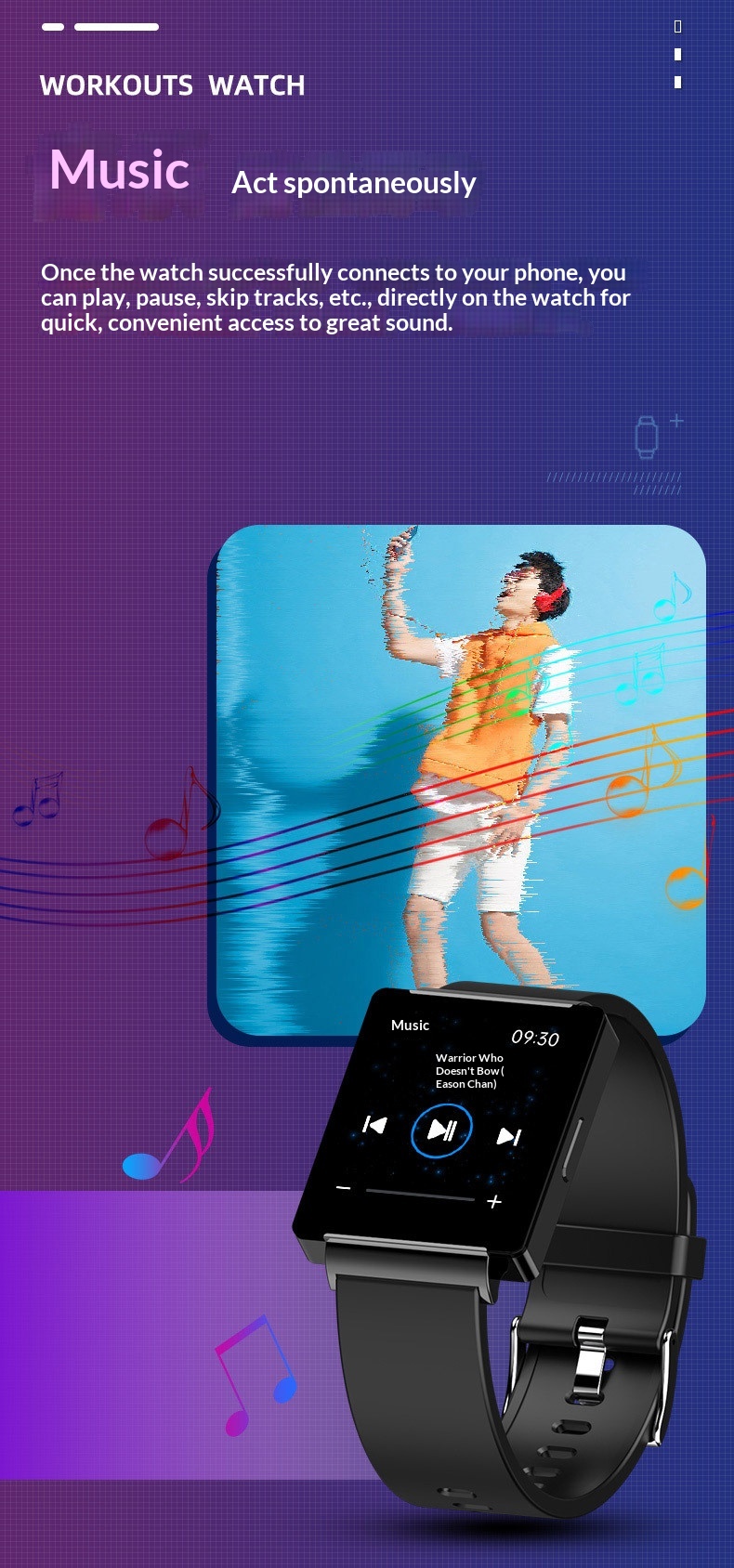 Smartwatch z funkcją pomiaru tętna ciśnienia i monitorowania snu_voghion.com