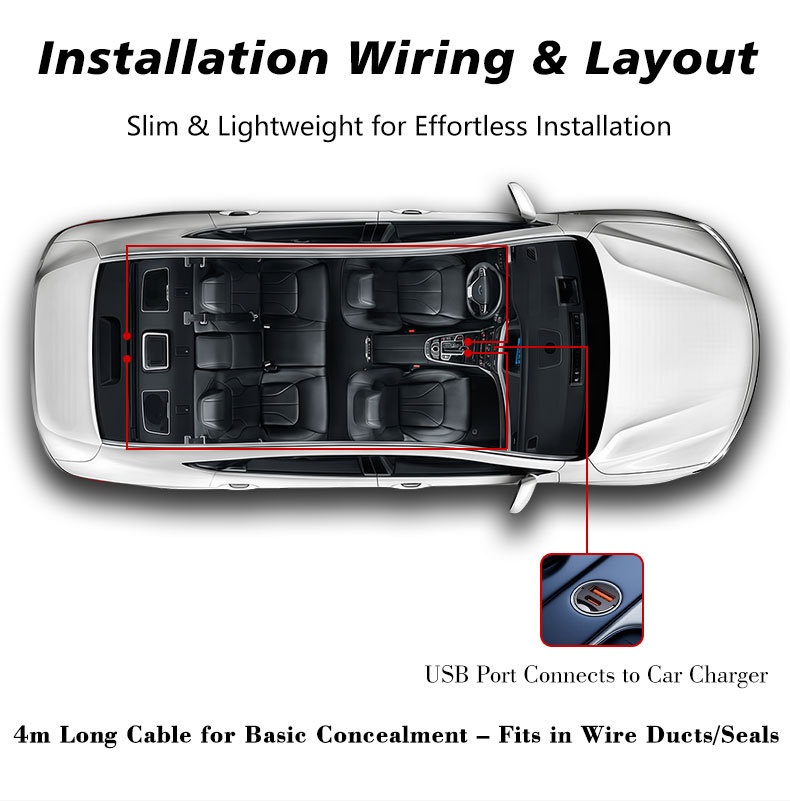 Led Dynamic Heart Shape Ambient Light For Car And Truck Windshield_voghion.com