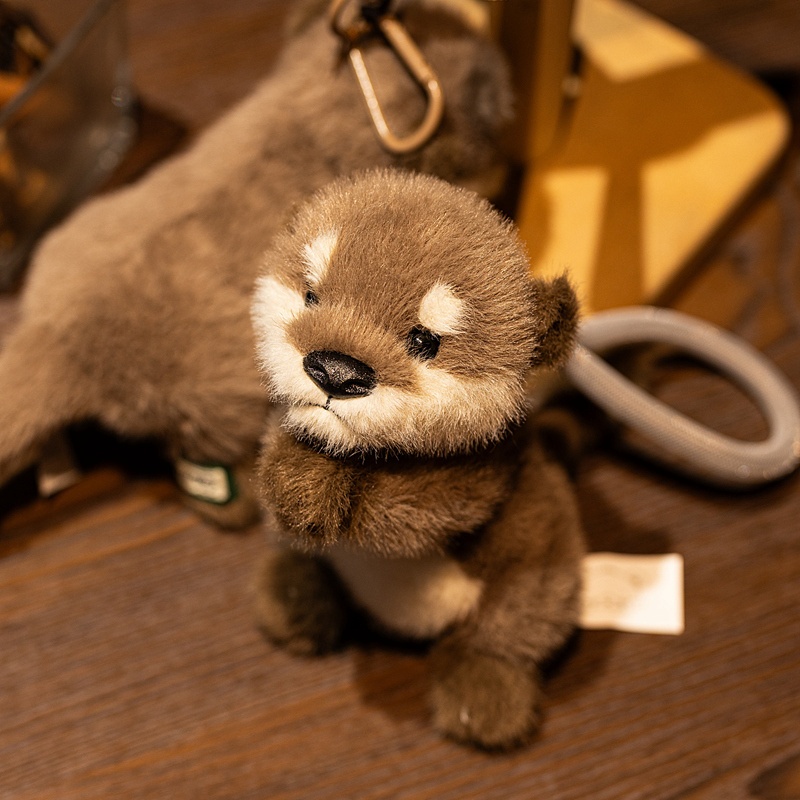Soft And Cute Otter Pendant Plush Toy, Creative Healing Simulation Animal Doll, Soothing Stuffed Toy_voghion.com