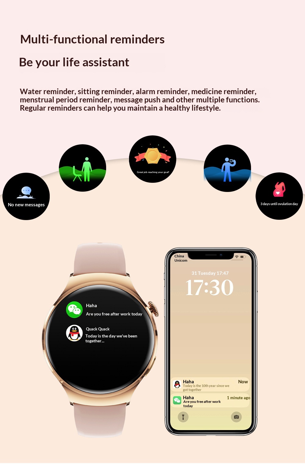 M11 Smart Watch With Bluetooth Calling Heart Rate And Nfc Payment_voghion.com