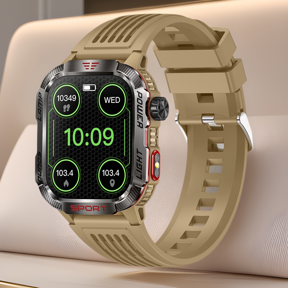 2024 Cross-Border HT29 Smart Watch Bluetooth Call Waterproof Outdoor Men's Encoder Altitude Barometer Compass_voghion.com