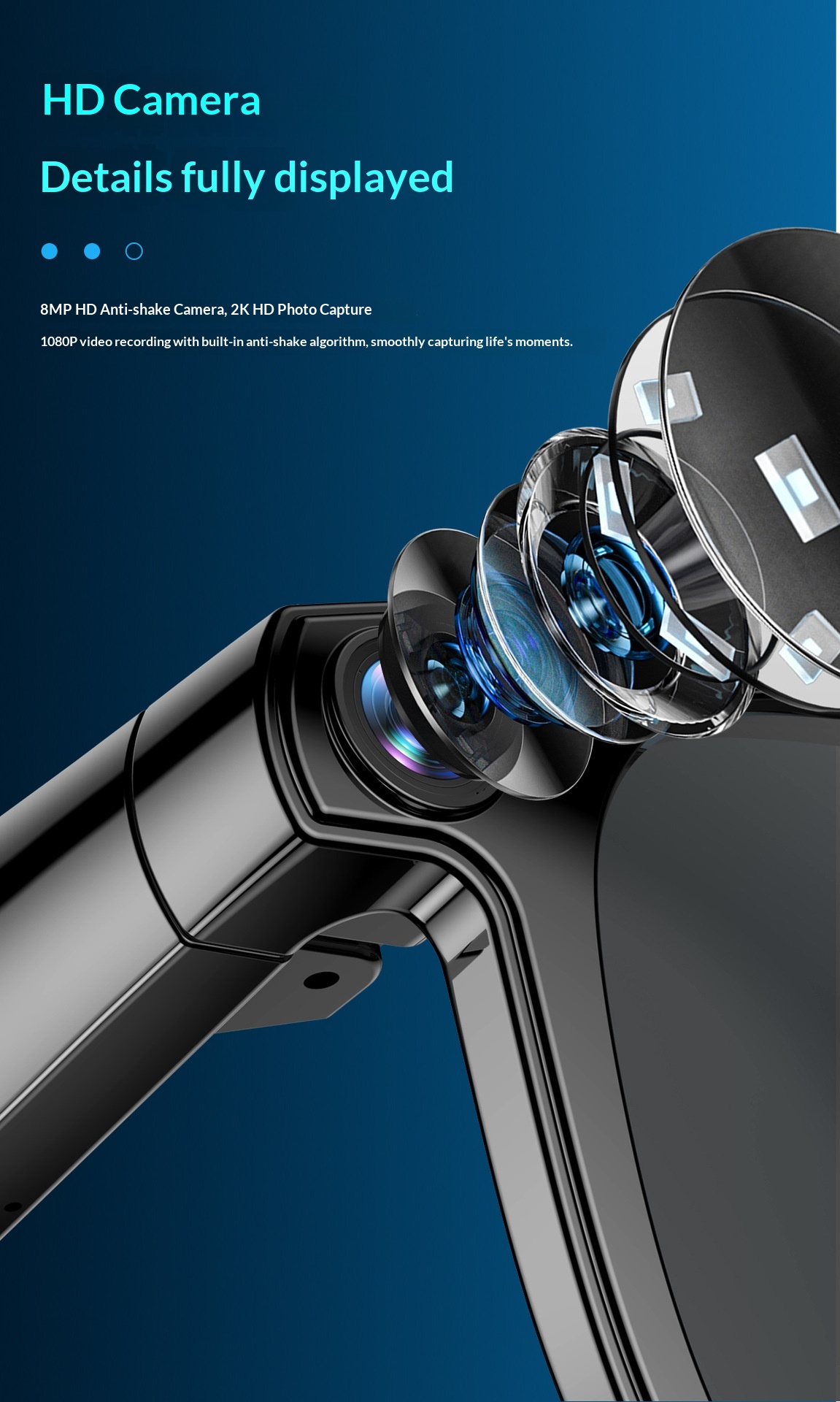 Smart Glasses With Ai Camera And Voice Translation Features_voghion.com