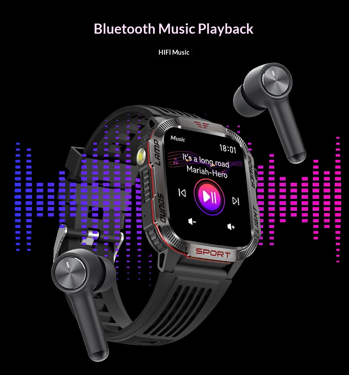 2024 Cross-Border HT29 Smart Watch Bluetooth Call Waterproof Outdoor Men's Encoder Altitude Barometer Compass_voghion.com