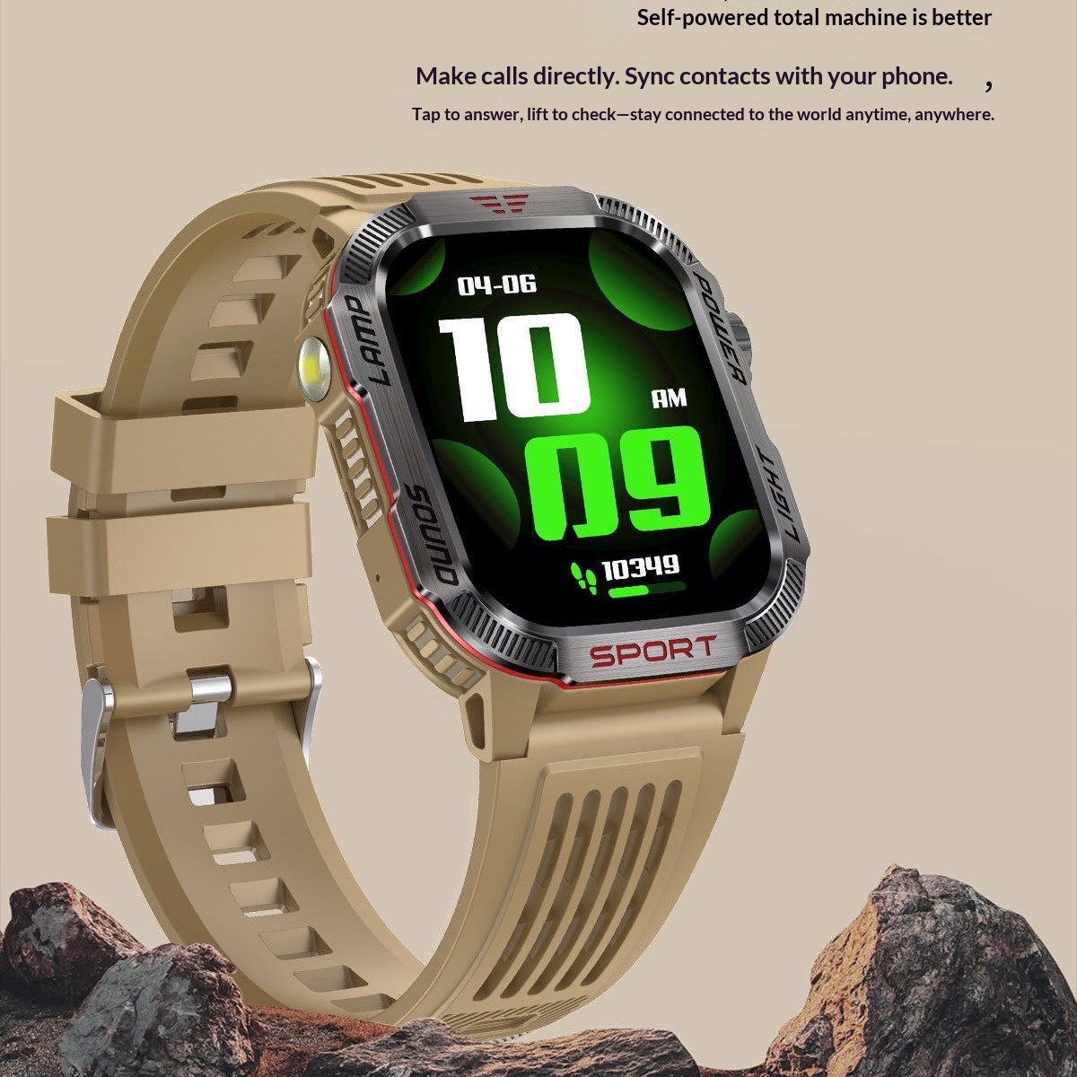 2024 Cross-Border HT29 Smart Watch Bluetooth Call Waterproof Outdoor Men's Encoder Altitude Barometer Compass_voghion.com