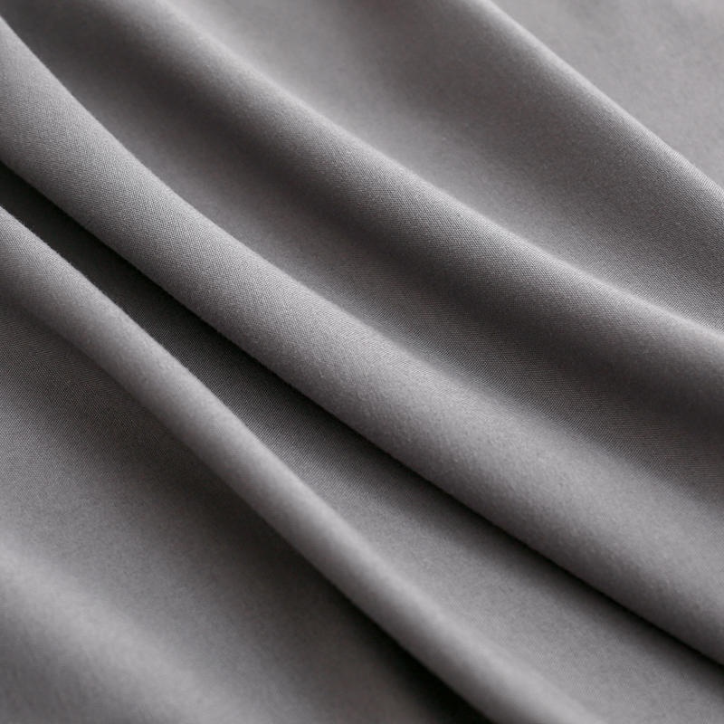 Cross-border Brushed Fabric Fitted Sheet, Single-piece Bed Cover, Non-slip Mattress Protector, Solid Color_voghion.com