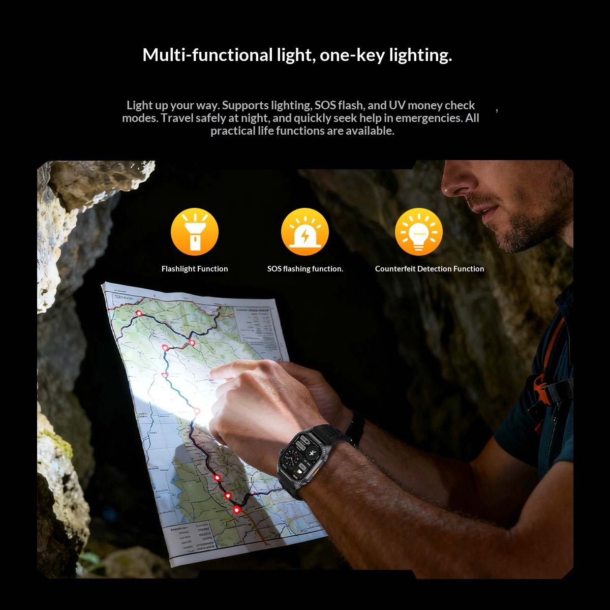 Smartwatch Mit Bluetooth Anruffunktion Herzfrequenz Und Gps_voghion.com