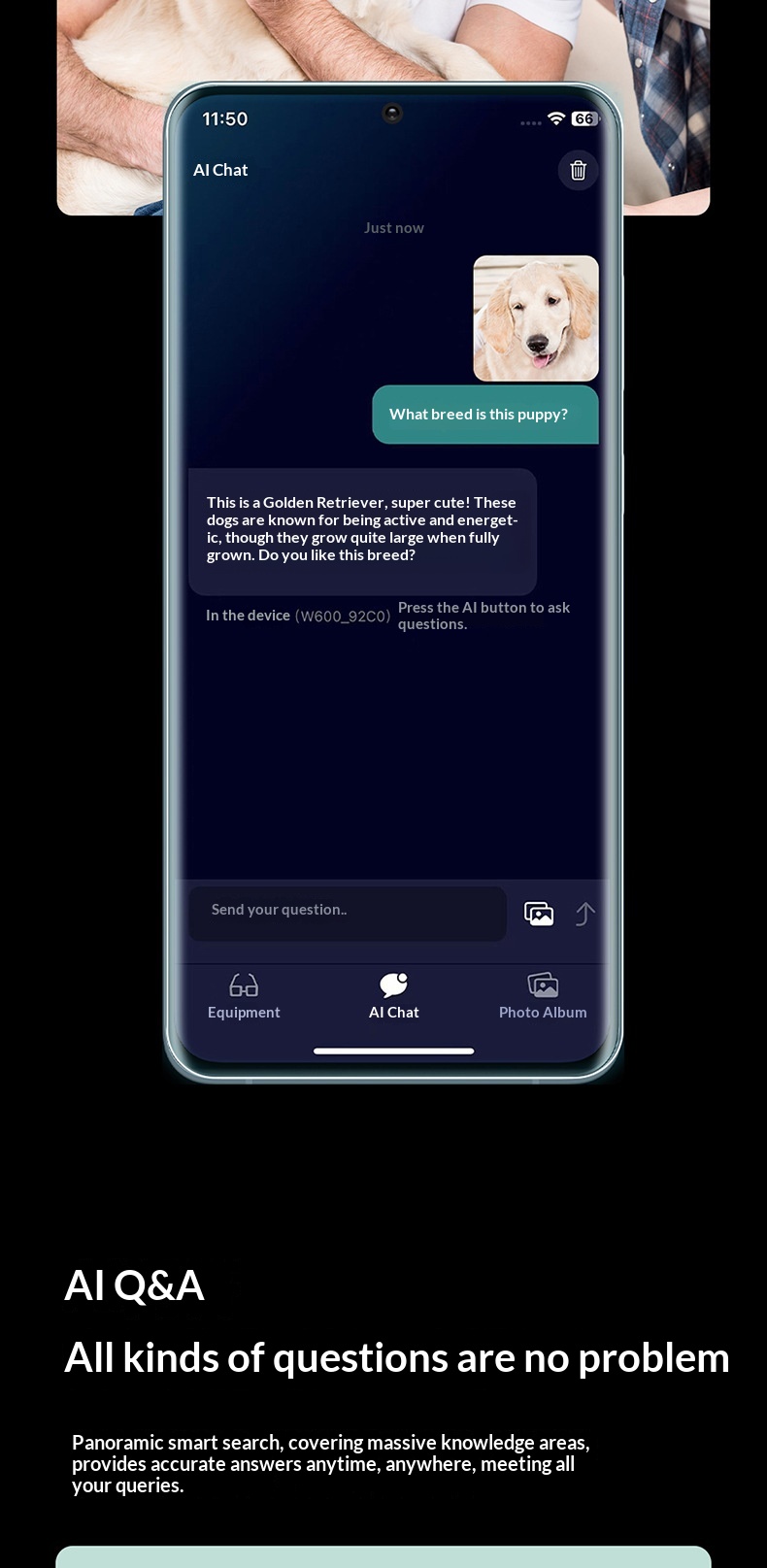New Cross-border Camera Glasses With AI Intelligent Large Model Object Recognition, Voice Assistant, Bluetooth, Phone_voghion.com