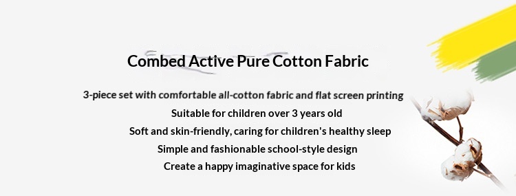 Bedruckte Winterdecke, Kinderbettwäsche-Set, Direktversand für Kindergartenkinder_voghion.com