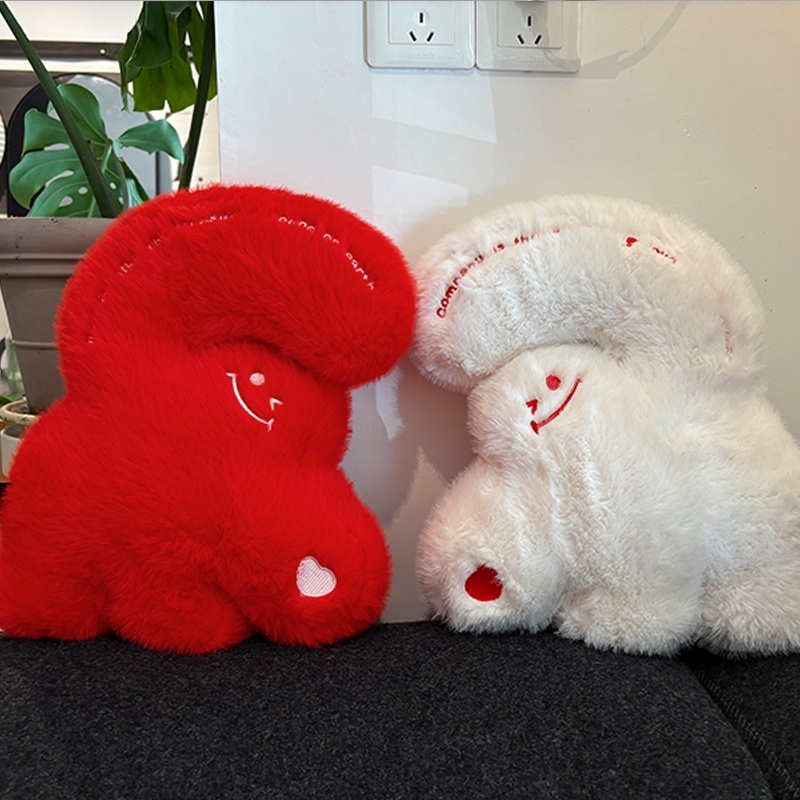 Heart-shaped Love Pillow, Sofa Cushion, Couple Plush Toy, Bed Decoration Doll, Sleeping Plushie, Wedding Gift Wholesale_voghion.com