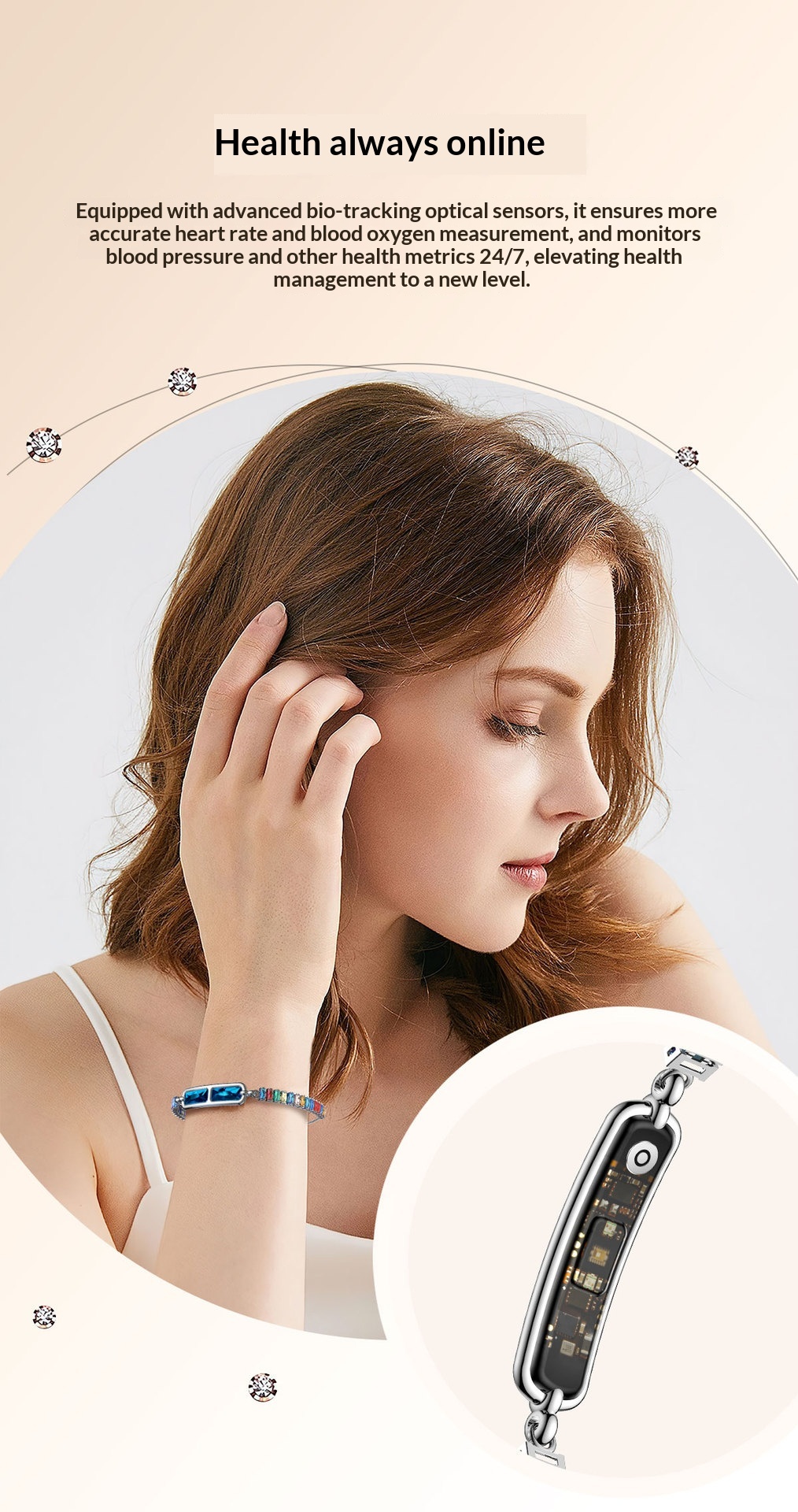Smartwatch With Heart Rate And Blood Oxygen Monitoring_voghion.com