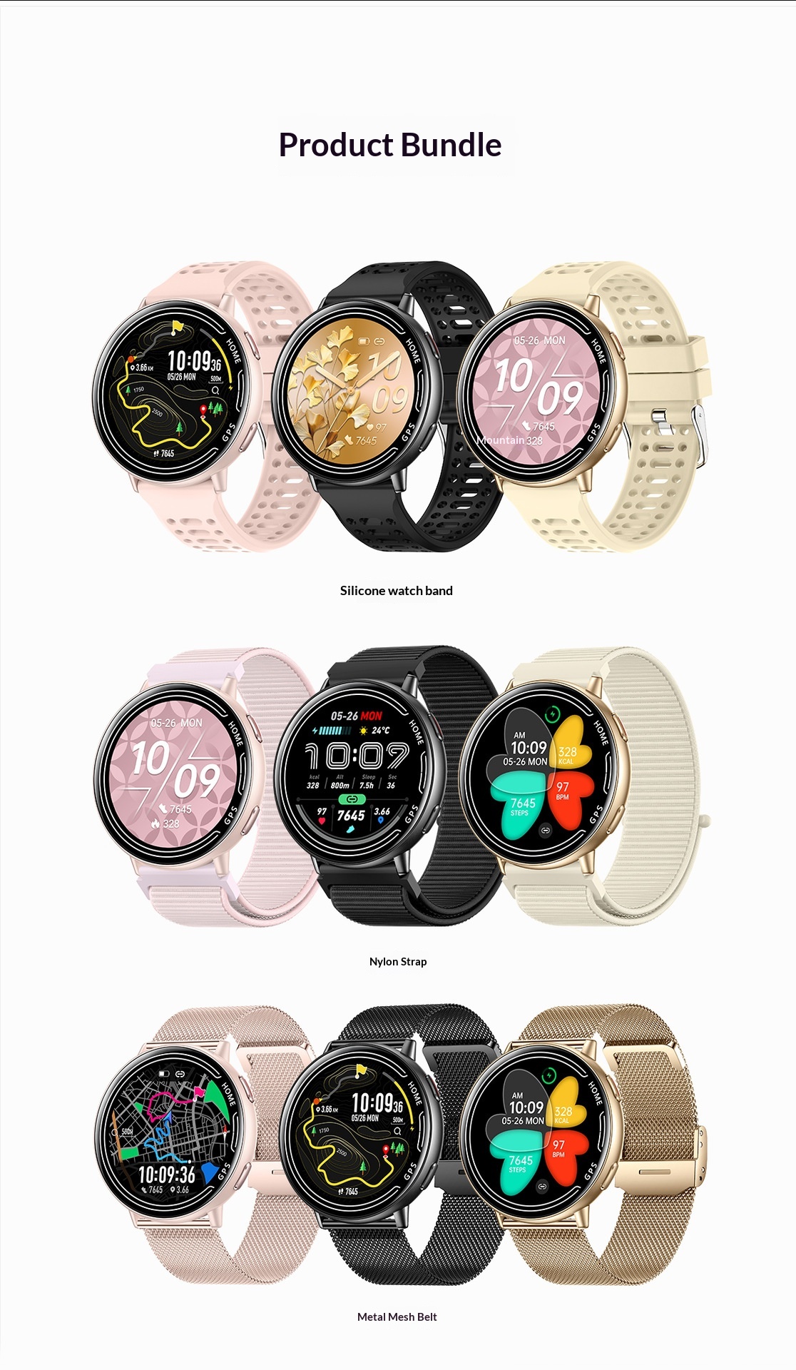 Smartwatch Mit Bluetooth-telefonie Herzfrequenz Und Spo2_voghion.com