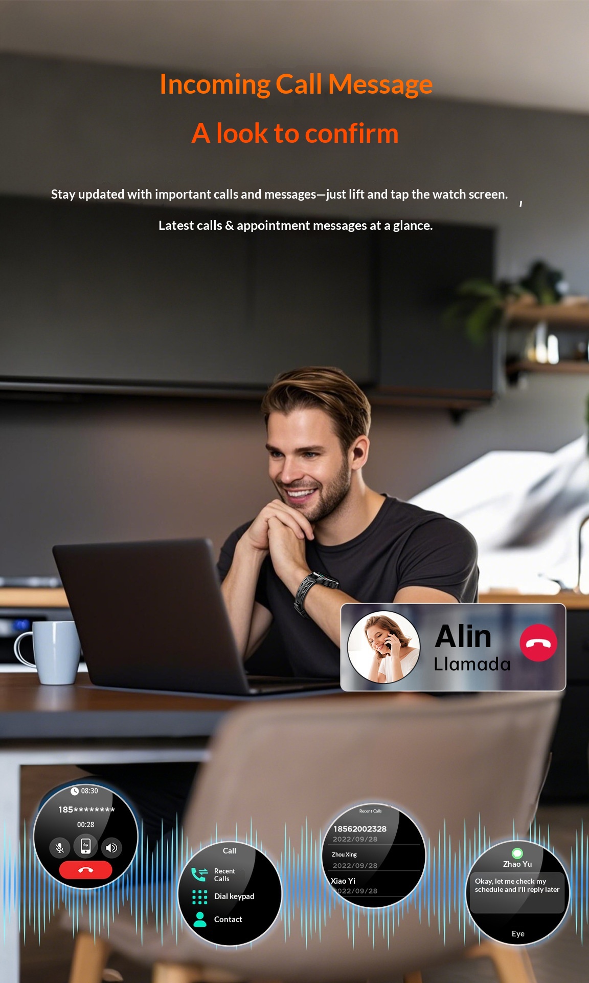 2025 New KT88 Smart Bluetooth Call Flashlight Heart Rate Blood Oxygen Pedometer Multi-Function Outdoor Watch_voghion.com