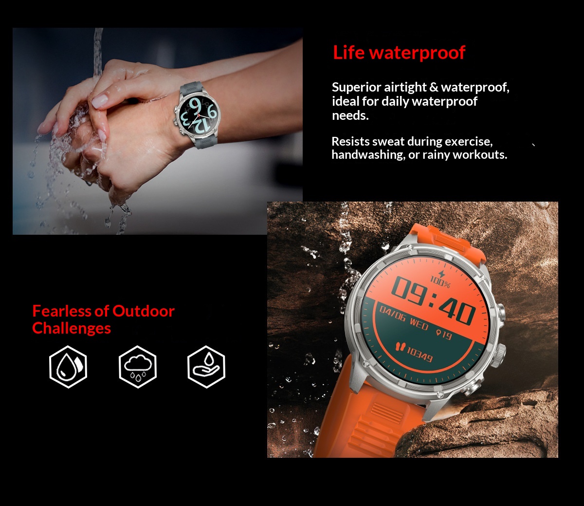 Smartwatch With Bluetooth Calling 1.85 Inch Hd Screen Heart Rate_voghion.com