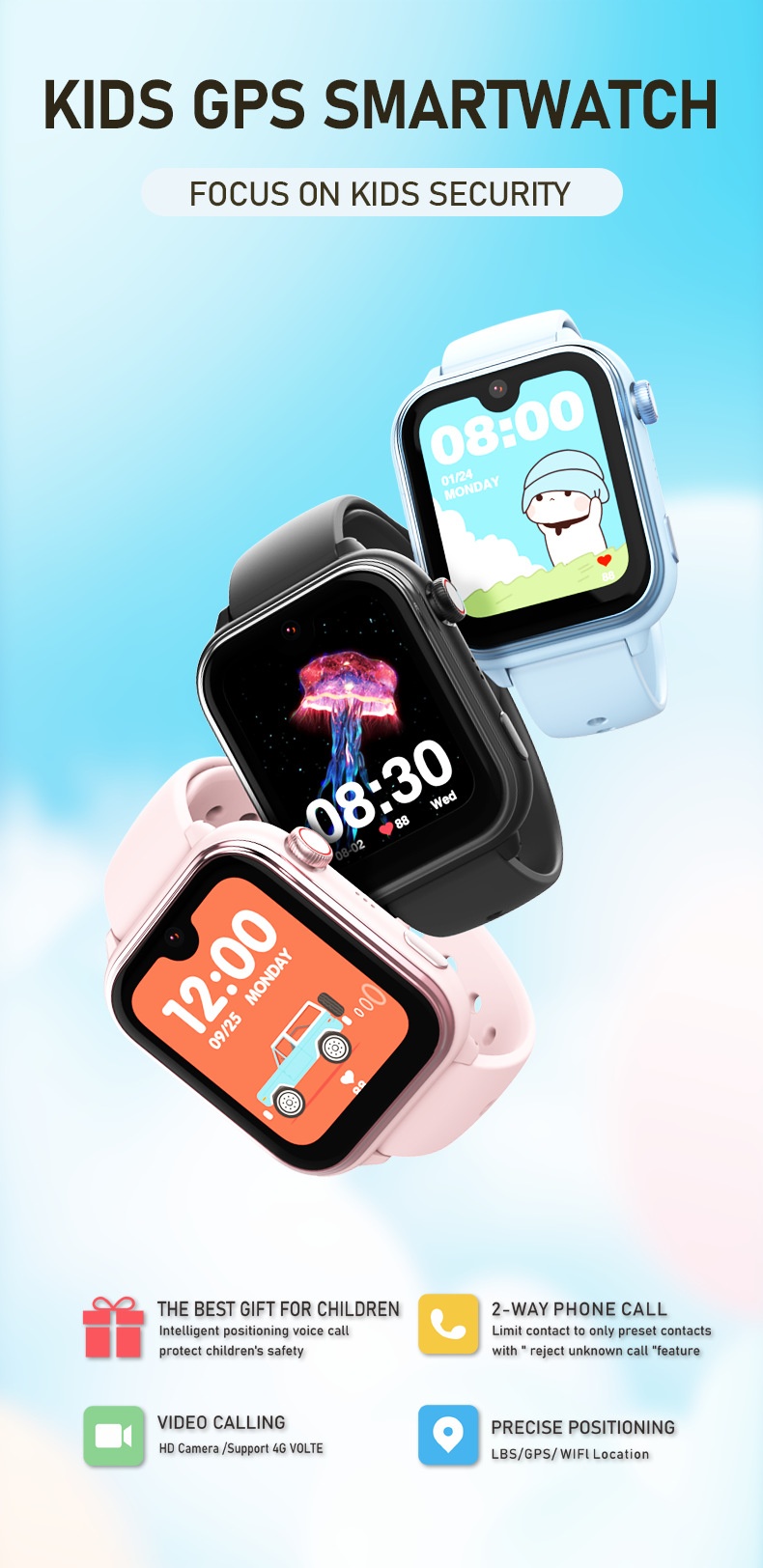 Smartwatch M12 Mit Gps Wifi Und Hd-waterdrop-display Für Tracking_voghion.com