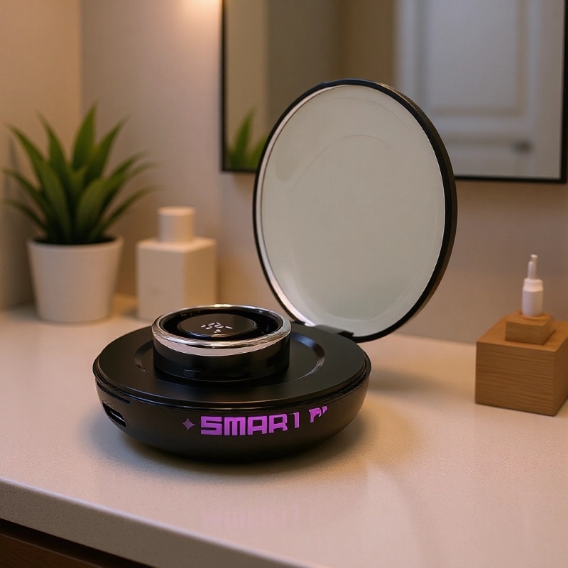 New Cross-border Smart Charging Case LED Display, Compatible With Multiple Models, Magnetic Ring Charging, Portable_voghion.com