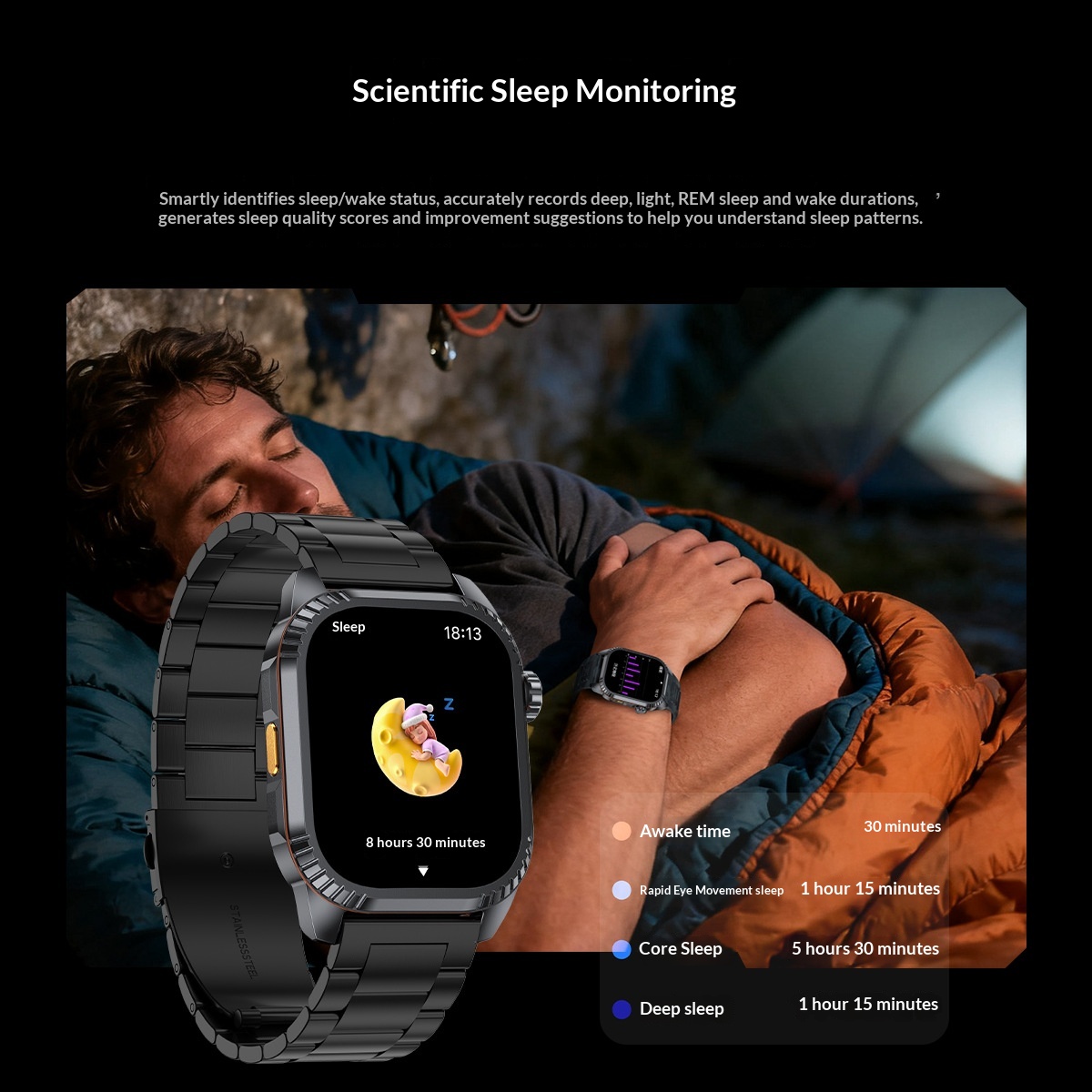 Smartwatch Mit Bluetooth Anruffunktion Herzfrequenz Und Gps_voghion.com