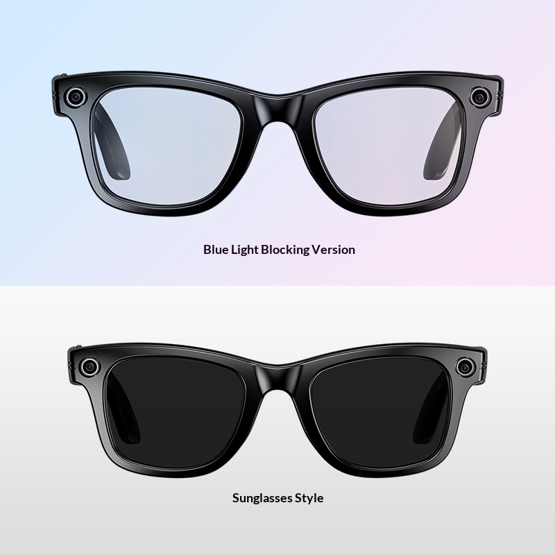 New Cross-border Camera Glasses With AI Intelligent Large Model Object Recognition, Voice Assistant, Bluetooth, Phone_voghion.com