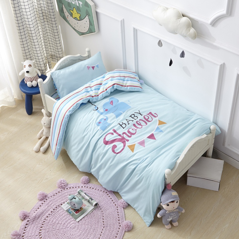 Trapunta invernale stampata, set di biancheria da letto per bambini, spedizione diretta per l'asilo_voghion.com