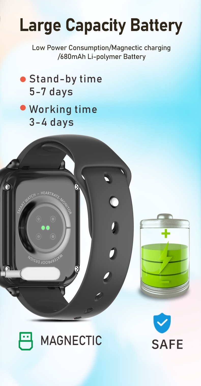 Smartwatch M12 Mit Gps Wifi Und Hd-waterdrop-display Für Tracking_voghion.com