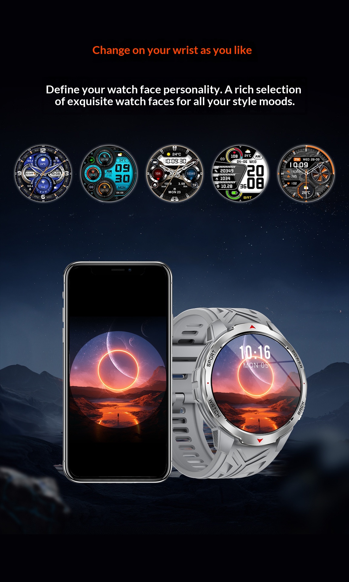 2025 New KT88 Smart Bluetooth Call Flashlight Heart Rate Blood Oxygen Pedometer Multi-Function Outdoor Watch_voghion.com