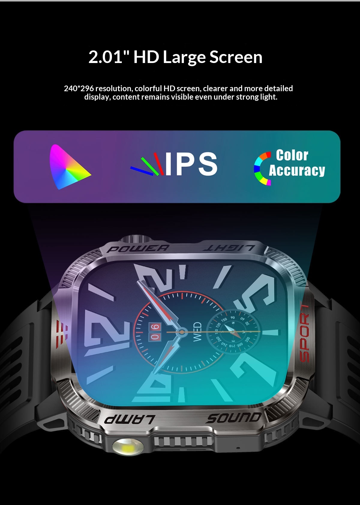 2024 Cross-Border HT29 Smart Watch Bluetooth Call Waterproof Outdoor Men's Encoder Altitude Barometer Compass_voghion.com