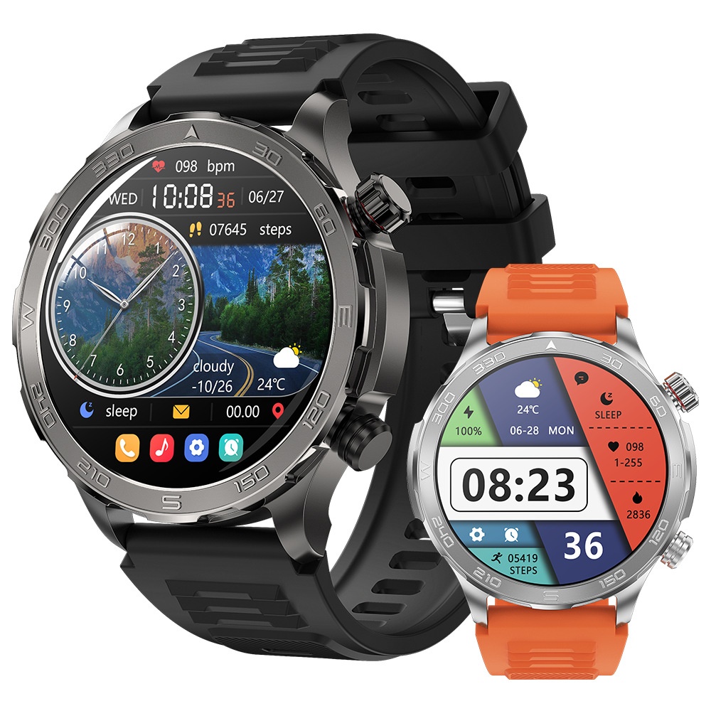 Neue DK67 Bluetooth-Sport-Smartwatch mit Anruffunktion, Herzfrequenz-, Blutdruck- und Blutsauerstoffmessung sowie Kompass_voghion.com