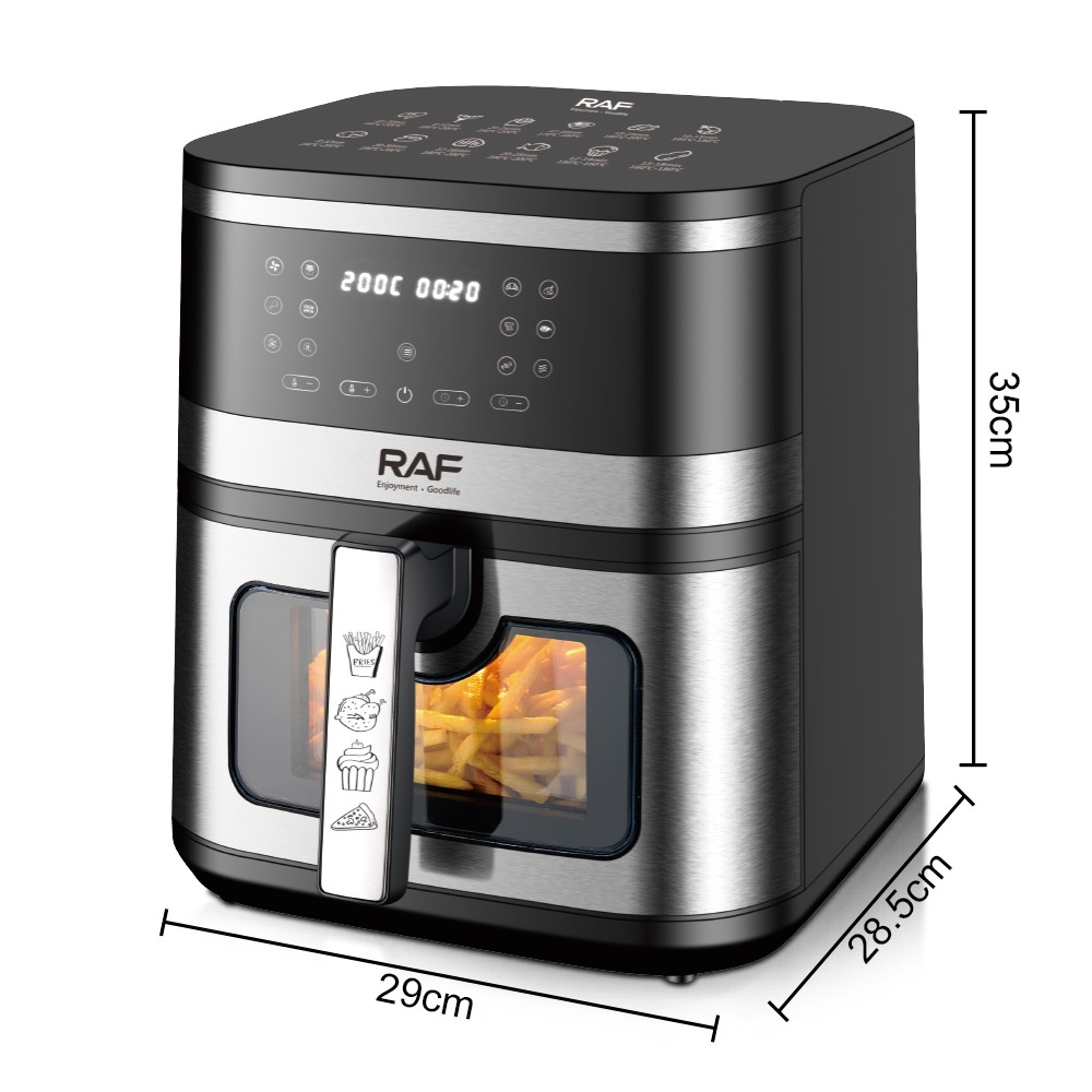 Large Capacity Electric Air Fryer With Electronic Touch Screen_voghion.com