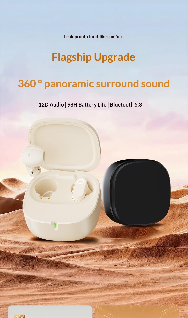 Wireless Noise-canceling Bluetooth Earphones With Long Battery_voghion.com