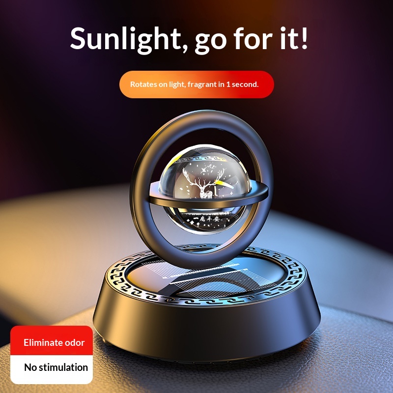 Aromatherapy Ornament High-end 2025 New Model Dashboard Solar Perfume In-car Car Accessories Men's Special_voghion.com