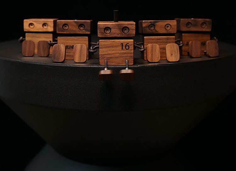 Bil luftfrisker træ figur duft til bil interiør_voghion.com