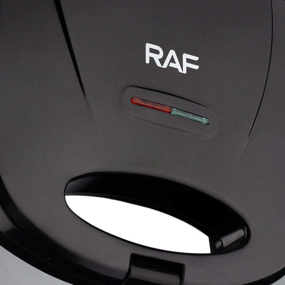 RAF Household Double-Sided Heating Sandwich Maker Multifunctional Toaster Waffle Breakfast Machine EU Plug Cross-Border_voghion.com