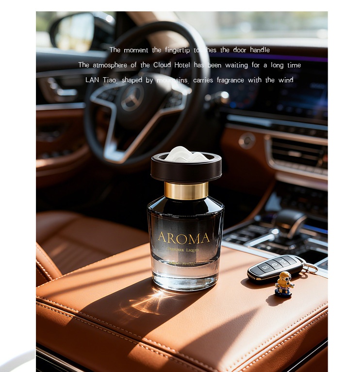 Bil luftfrisker snebjerge premium duft ornament_voghion.com