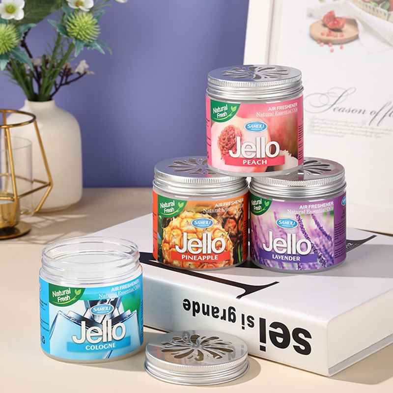 Balsamo solido JELLO Aromaterapia Profumo transfrontaliero per casa e auto Fragranza creativa decorativa_voghion.com