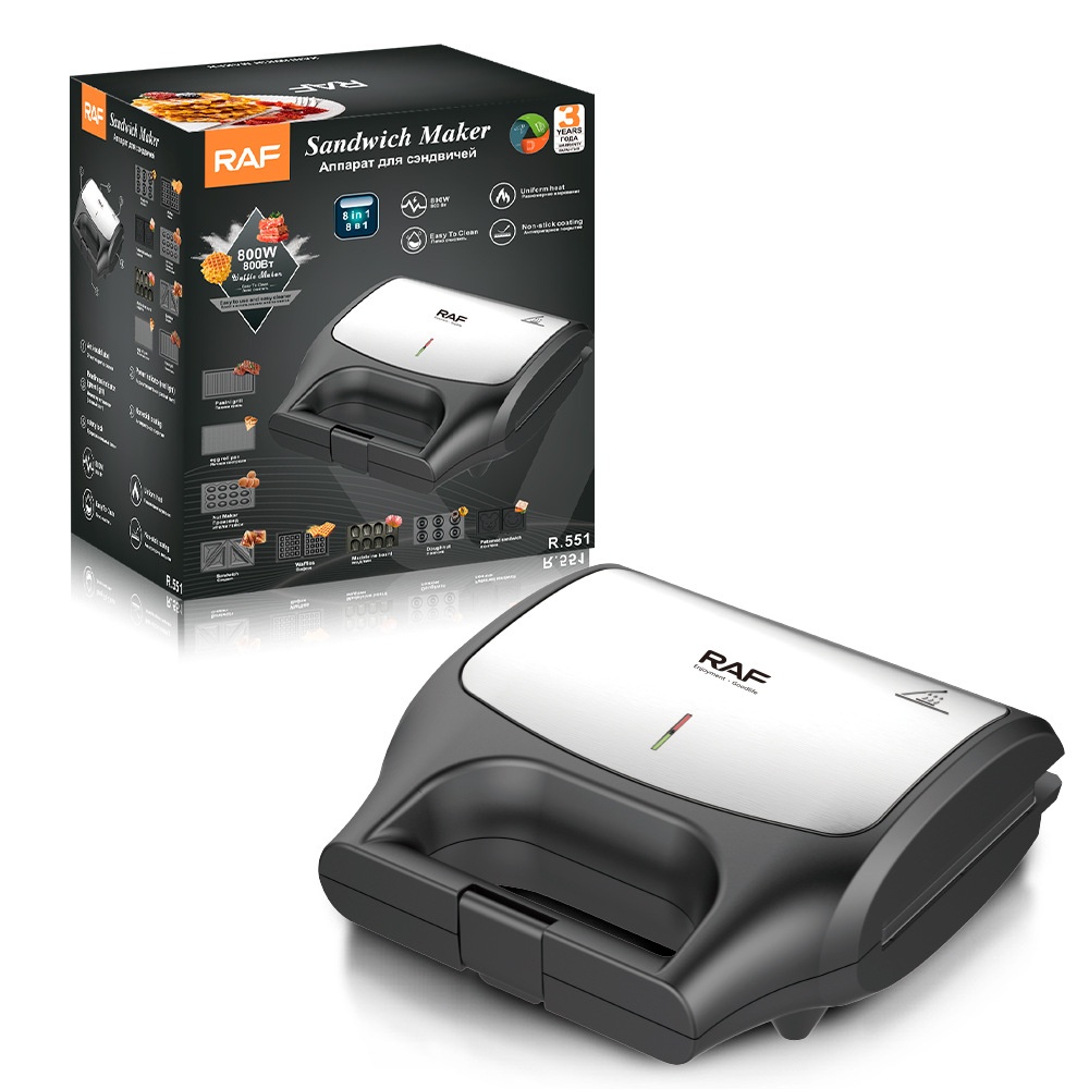 RAF Coss-Bode Beakfast Machine Home Euopean Standad Sandwich Double-Sided Heating Multi-Function Toast Waffle_voghion.com